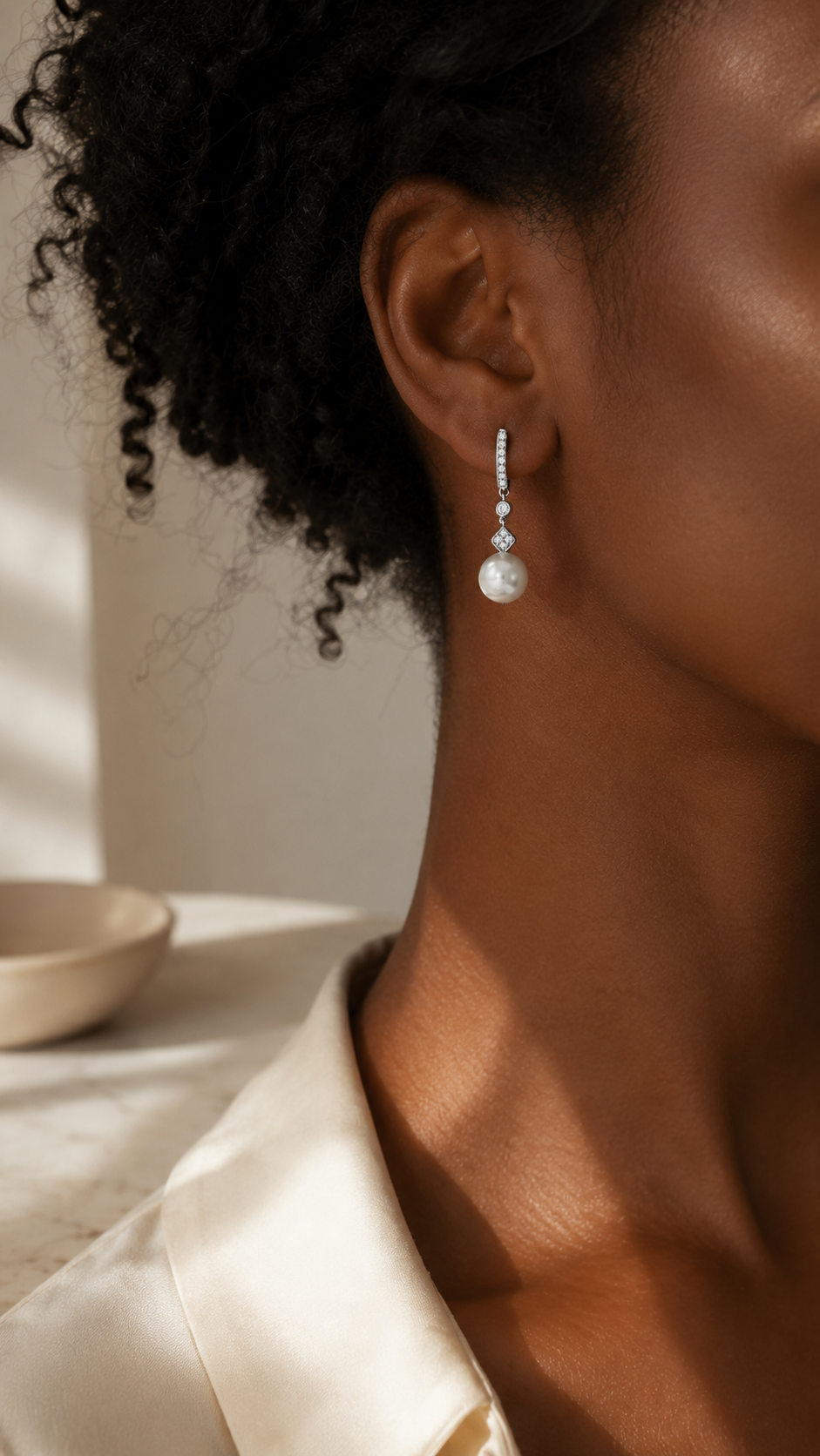 The Dew Drop — White Gold