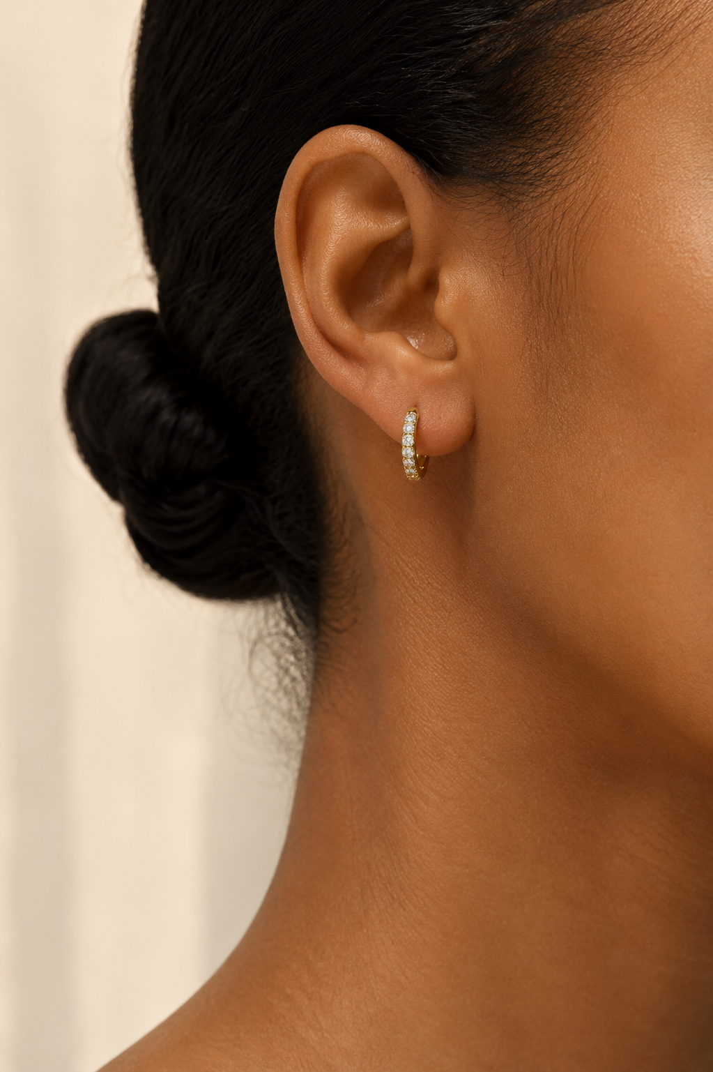The Minette Hoops — Yellow Gold