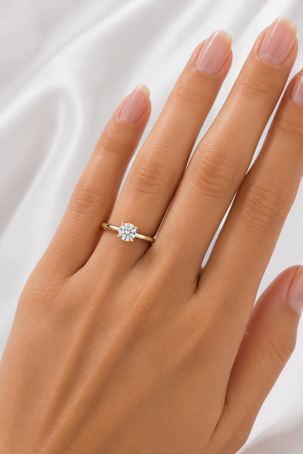 The Elise, .78ct in Yellow Gold