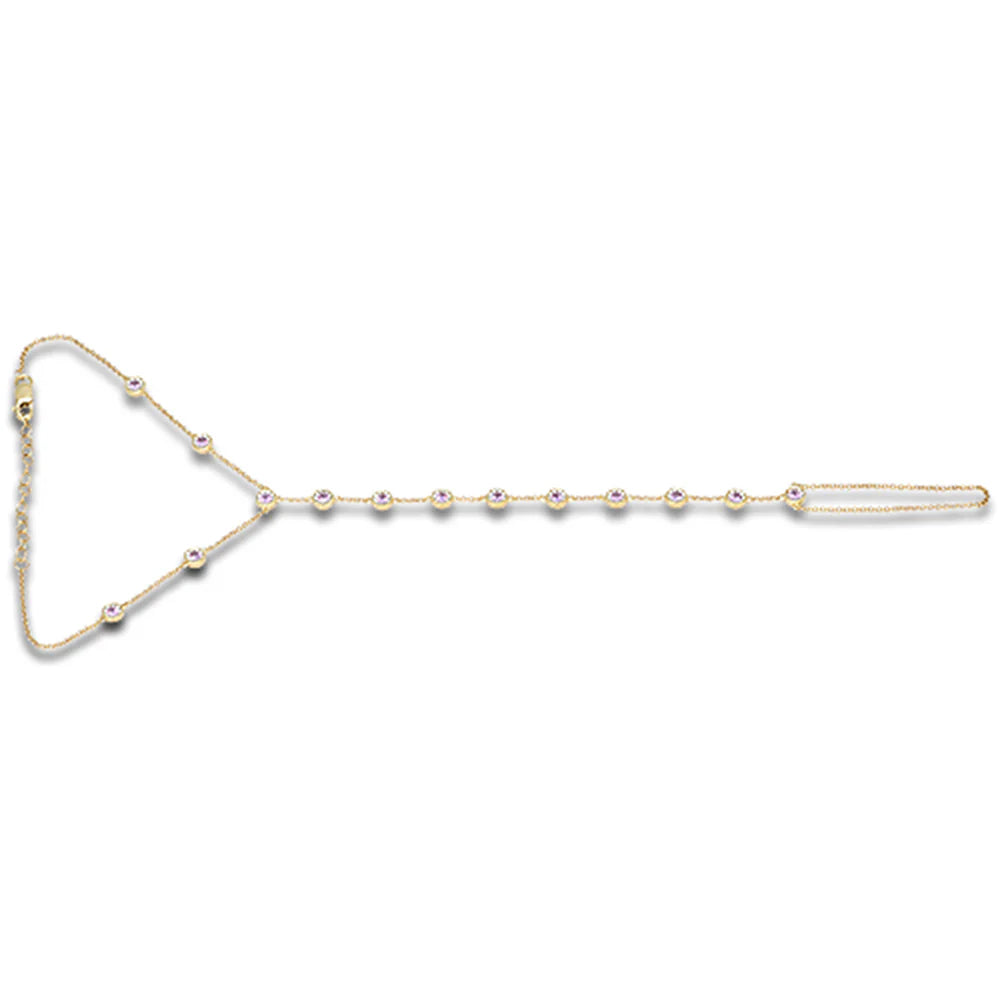 The Hand Chain — Pink Sapphire