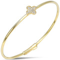 The Clover Bangle — Yellow Gold
