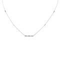 The Prism Pendant in White Gold