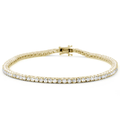 The Tennis Bracelet in Yellow Gold