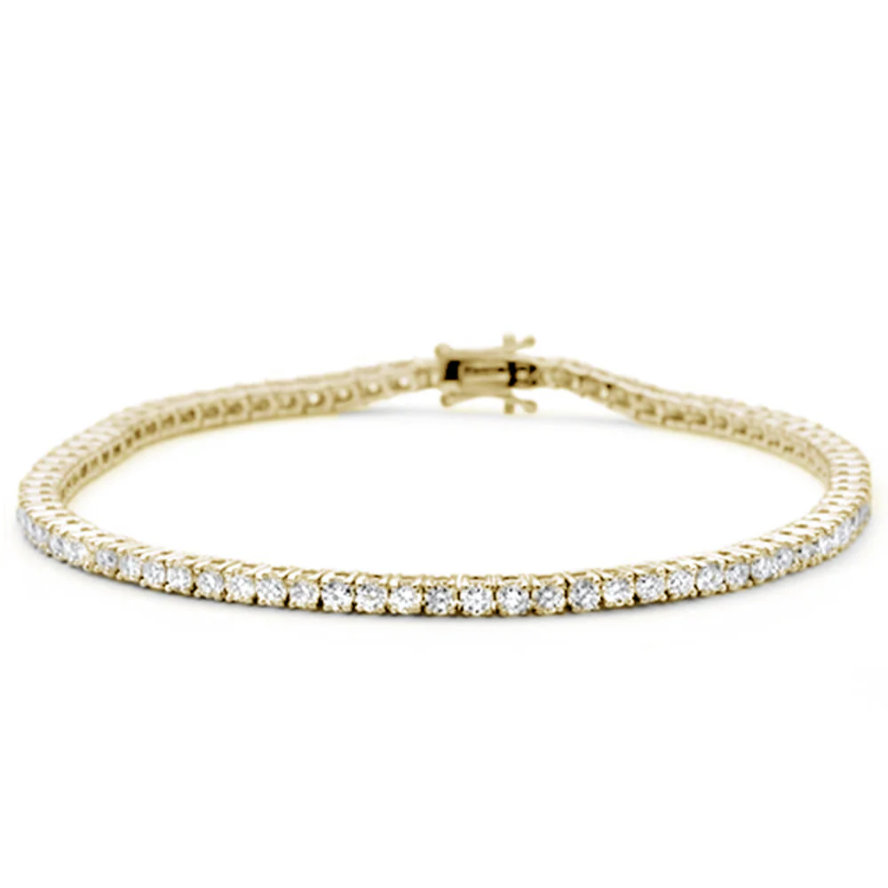 The Tennis Bracelet in Yellow Gold