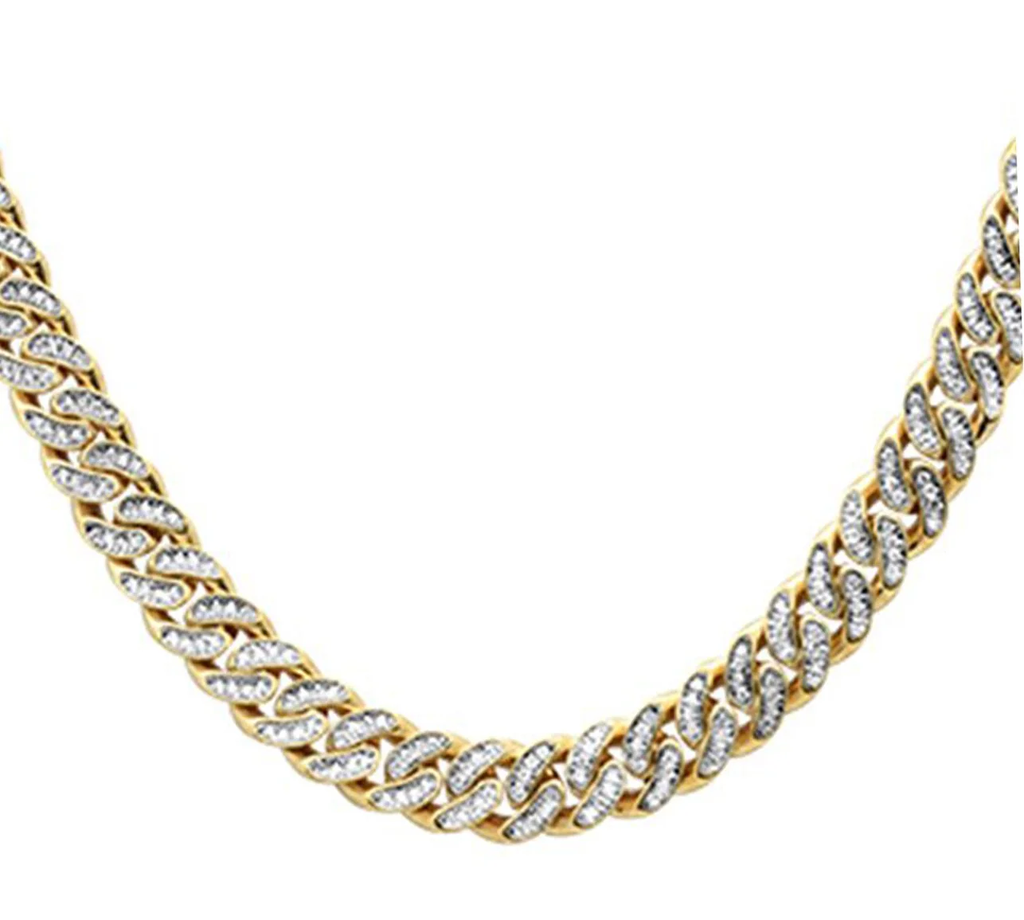 The Cuban — Yellow Gold 16"
