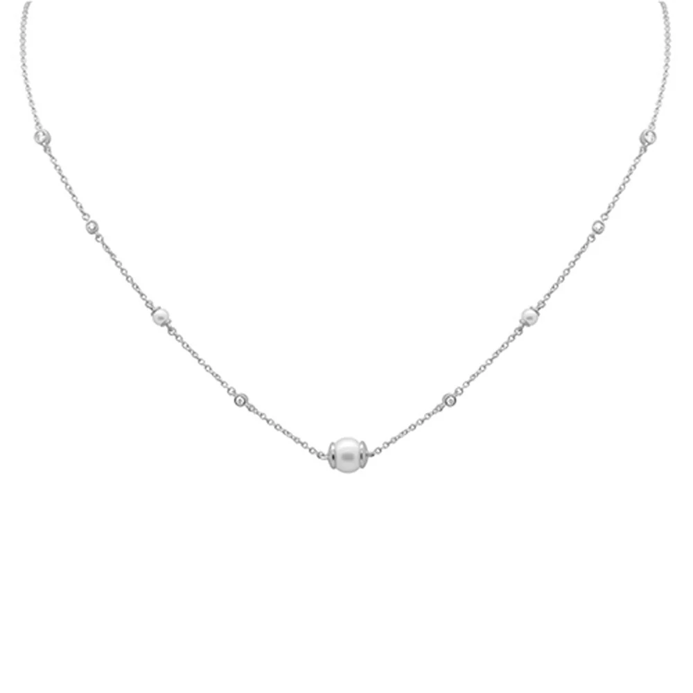 The Margot Pendant — White Gold