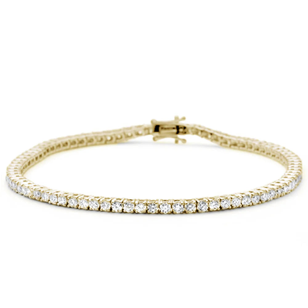 The Monaco Tennis Bracelet in Yellow Gold