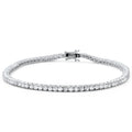 The Tennis Bracelet in White Gold