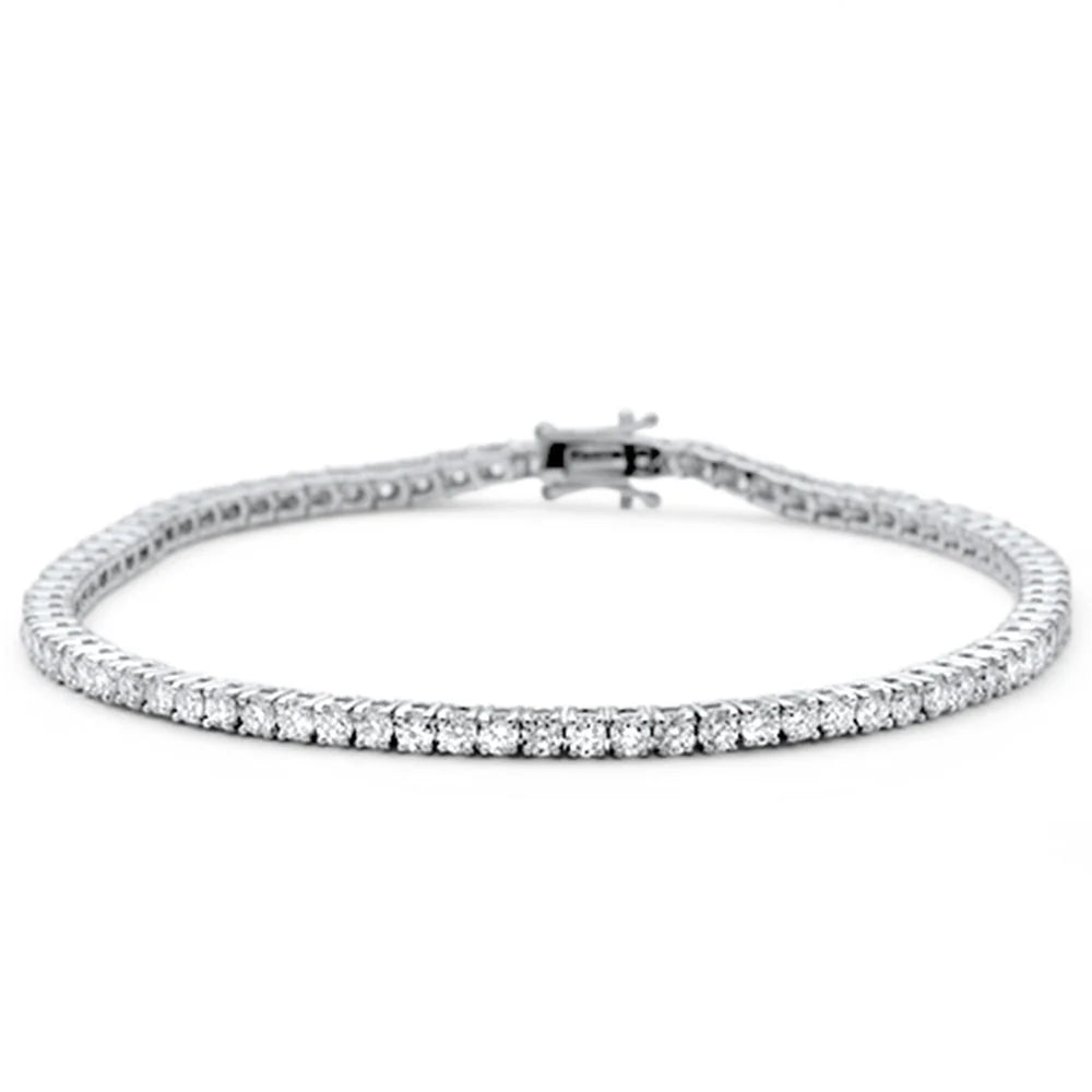 The Tennis Bracelet in White Gold